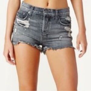 KSUBI Pretty Vegas Cut Off High Rise Shorts